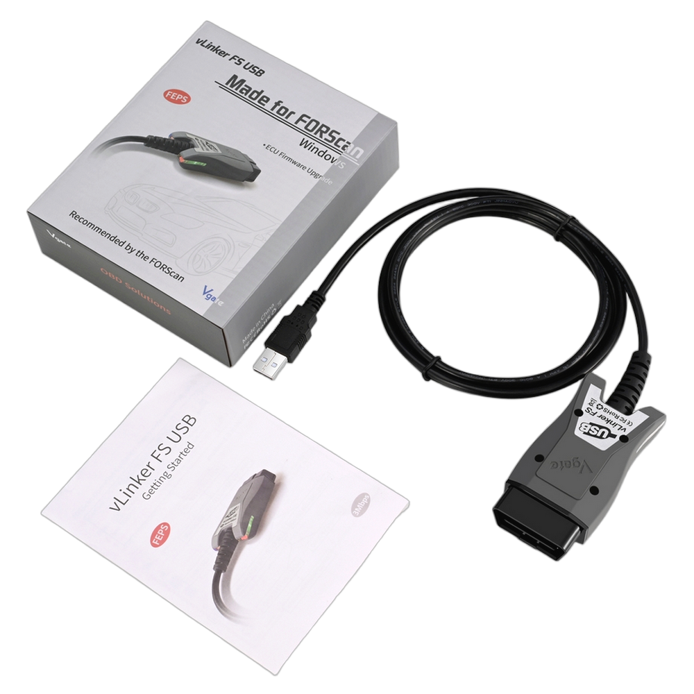 VLINKER USB для Forscan (авто переключение HS+MS)